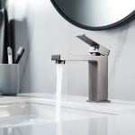 Смеситель для раковины Shevanik оружейная сталь S9601T