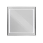 Зеркало BelBagno в алюминиевой раме со встроенным светильником SPC-KRAFT-800-800-SENS-NERO Зеркало BelBagno в алюминиевой раме со встроенным светильником SPC-KRAFT-800-800-SENS-NERO