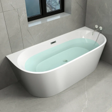 Ванна акриловая Cerutti Spa VETTORE W 170х75х56 см пристенная 9345