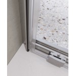 Душевая дверь в нишу BelBagno Luce BF-1-140-C-Cr, профиль хром, стекло прозрачное