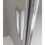 Душевая дверь в нишу BelBagno Luce BF-1-140-C-Cr, профиль хром, стекло прозрачное