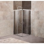 Душевой уголок BelBagno Unique 90x90 прозрачное стекло профиль хром A-2-75/90-C-Cr