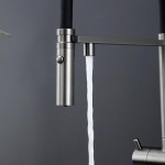 Смеситель для кухни Gappo с гибким изливом и встроенным фильтром питьевой воды вороненая сталь/черный G4397-89