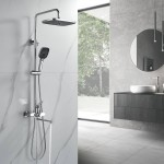 Душевая система Shevanik хром S6236 Душевая система Shevanik хром S6236