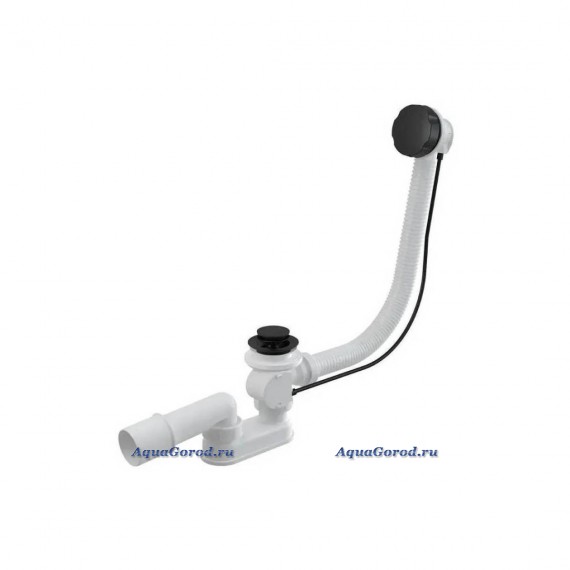 Слив-перелив для ванны Aquatek ST-0000134 черный матовый