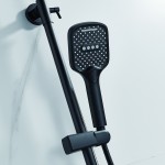 Душевая стойка Shevanik черный S4036H