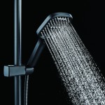 Душевая стойка Shevanik черный S4036H