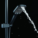 Душевая стойка Shevanik черный S4036H