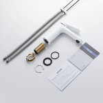 Смеситель для раковины Shevanik белый матовый S4301C Смеситель для раковины Shevanik белый матовый S4301C