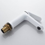 Смеситель для раковины Shevanik белый матовый S4301C Смеситель для раковины Shevanik белый матовый S4301C