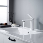 Смеситель для раковины Shevanik белый матовый S4301C Смеситель для раковины Shevanik белый матовый S4301C