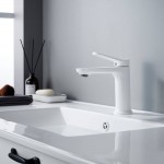 Смеситель для раковины Shevanik белый матовый S4301C Смеситель для раковины Shevanik белый матовый S4301C