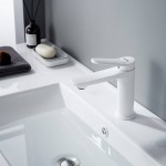 Смеситель для раковины Shevanik белый матовый S4301C Смеситель для раковины Shevanik белый матовый S4301C