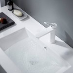 Смеситель для раковины Shevanik белый матовый S4301C Смеситель для раковины Shevanik белый матовый S4301C