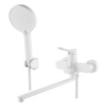 Смеситель для ванны Shevanik белый матовый S4322C Смеситель для ванны Shevanik белый матовый S4322C