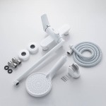 Смеситель для ванны Shevanik белый матовый S4322C Смеситель для ванны Shevanik белый матовый S4322C