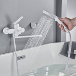 Смеситель для ванны Shevanik белый матовый S4322C Смеситель для ванны Shevanik белый матовый S4322C