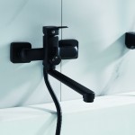 Смеситель для ванны Shevanik черный матовый S9902H Смеситель для ванны Shevanik черный матовый S9902H