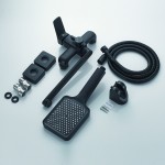 Смеситель для ванны Shevanik черный матовый S9902H Смеситель для ванны Shevanik черный матовый S9902H