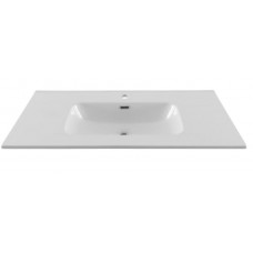 Раковина Aquanet Flat 100 белая 00254365