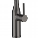 Смеситель Gappo G4098-29 для кухни с гибким изливом, оружейная сталь