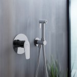 Гигиенический душ AQUATEK Бетта AQ1119CR со смесителем, С ВНУТРЕННЕЙ ЧАСТЬЮ, хром