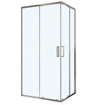Душевой уголок BelBagno Luce AH-2-100/80-C-Cr 100x80, профиль хром, стекло прозрачное