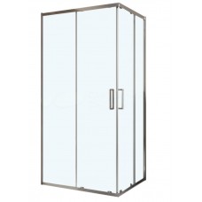 Душевой уголок BelBagno Luce AH-2-100/80-C-Cr 100x80, профиль хром, стекло прозрачное