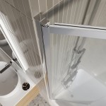 Душевая шторка на ванну BelBagno Luce VF-11-80/145-C-Cr, профиль хром, стекло прозрачное