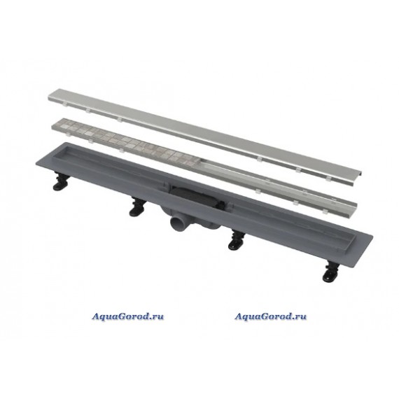Душевой трап AlcaPlast APZ19 APZ19-550 с решеткой и опорами