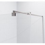 Душевая перегородка Niagara Eco NG-531-80 80х190 см хром,стекло прозрачное