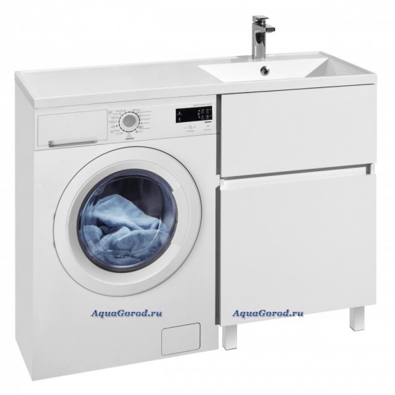 Тумба Aquaton Лайн 60 под раковину 120, 1A232101LF010 Тумба Aquaton Лайн 60 под раковину 120, 1A232101LF010