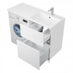 Тумба Aquaton Лайн 60 под раковину 120, 1A232101LF010 Тумба Aquaton Лайн 60 под раковину 120, 1A232101LF010