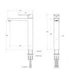 Смеситель Cezares Stylus STYLUS-LC-BORO-W0 брашированное золото