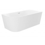 Ванна акриловая Wellsee Excellence Pro пристенная 180x80 с сифоном, хром 28761201R