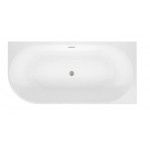 Ванна акриловая Wellsee Excellence Pro пристенная 180x80 с сифоном, хром 28761201R
