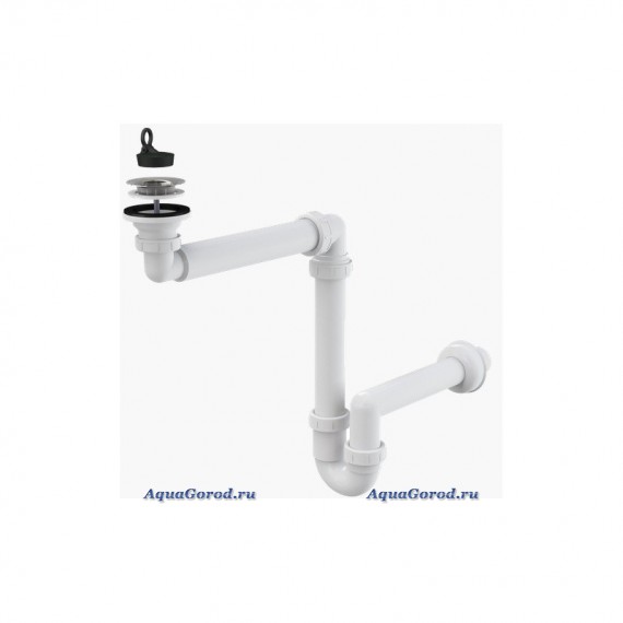 Сифон для умывальника AlcaPlast A413