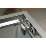 Душевой уголок BelBagno Uno 110х80 стекло прозрачное профиль хром AH 1 110/80 C Cr