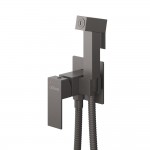 Гигиенический душ CEZARES Slider со смесителем, оружейная сталь SLIDER-DIF-GM
