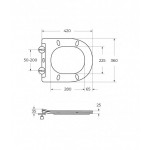 Унитаз подвесной Cezares Stylus STYLUS-TOR 2.0, с сиденьем, безободковый, со смывом TORNADO CZR-546-TH-TOR/SC Унитаз подвесной Cezares Stylus STYLUS-TOR 2.0, с сиденьем, безободковый, со смывом TORNADO CZR-546-TH-TOR/SC