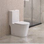 Унитаз-моноблок BelBagno TRE-TOR BB673CP-MN-TOR/SC с сиденьем и смывом TORNADO