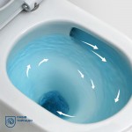 Унитаз-моноблок BelBagno TRE-TOR BB673CP-MN-TOR/SC с сиденьем и смывом TORNADO