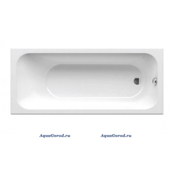 Ванна акриловая Ravak Chrome Slim 180x80 см, пристенная, белая CE21300000