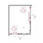 Душевой уголок BelBagno Marino 2 AH-2-120/90-C-CR 120x90, профиль хром, стекло прозрачное Душевой уголок BelBagno Marino 2 AH-2-120/90-C-CR 120x90, профиль хром, стекло прозрачное