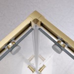 Душевой уголок Cezares Relax RELAX-304-A-2-90-C-BORO 90x90, профиль брашированное золото Душевой уголок Cezares Relax RELAX-304-A-2-90-C-BORO 90x90, профиль брашированное золото