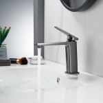 Смеситель для раковины Shevanik оружейная сталь S8901T-1