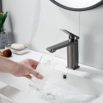 Смеситель для раковины Shevanik оружейная сталь S8901T-1