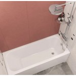 Ванна акриловая STWORKI Ларвик 170x70 см, пристенная, белая Ванна акриловая STWORKI Ларвик 170x70 см, пристенная, белая