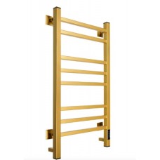 Полотенцесушитель электрический Comfysan Verona-K EC-8 100x55 см, подключение справа, слева, матовое золото, лесенка, из стали