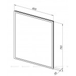 Зеркало Aquanet Оптима 60 см 288963